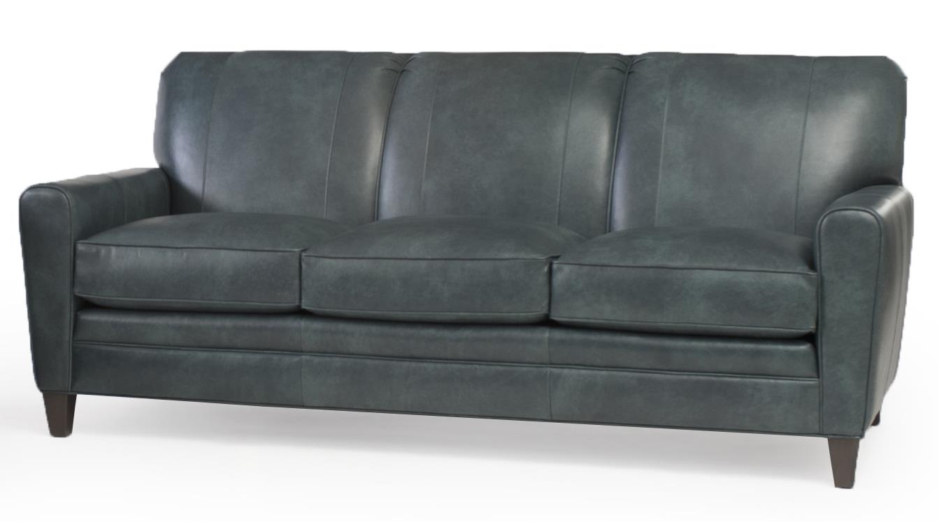 Smith Brothers 225 Sofa with Tapered Track Arms Saugerties Furniture